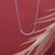 92.5 Sterling Silver Chain Necklace with Moissanite Diamond / Lab grown diamond - Minimalist Design