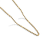 Gold Tulsi Mala with Gold-Toned Beads