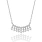 Silver American Diamond Choker Necklace