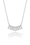 Silver American Diamond Choker Necklace