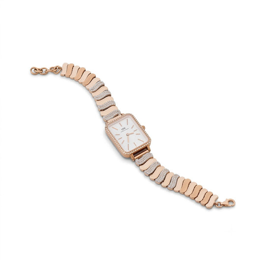 Women's Square Dial Watch with American Diamond