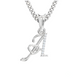 A Initial Alphabet Diamond Pendant - Diamond Jewellery