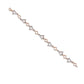 Geometric Triangle Ladies Bracelet with American Diamonds – Modern Elegance
