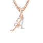 A Initial Alphabet Diamond Pendant - Diamond Jewellery