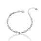 925 Sterling Silver Bracelet for Women American Diamond CZ Adjustable Bridal Gift