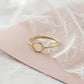 18KT Yellow Gold Moissanite Designer Ring - BIS Hallmarked Nakrani Gold
