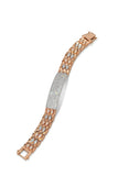 Rose Gold Diamond Bracelet with Secure Clasp