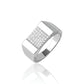 Men’s Moissanite Diamond Ring 925 Sterling Silver Solid Band
