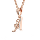 A Initial Alphabet Diamond Pendant - Diamond Jewellery
