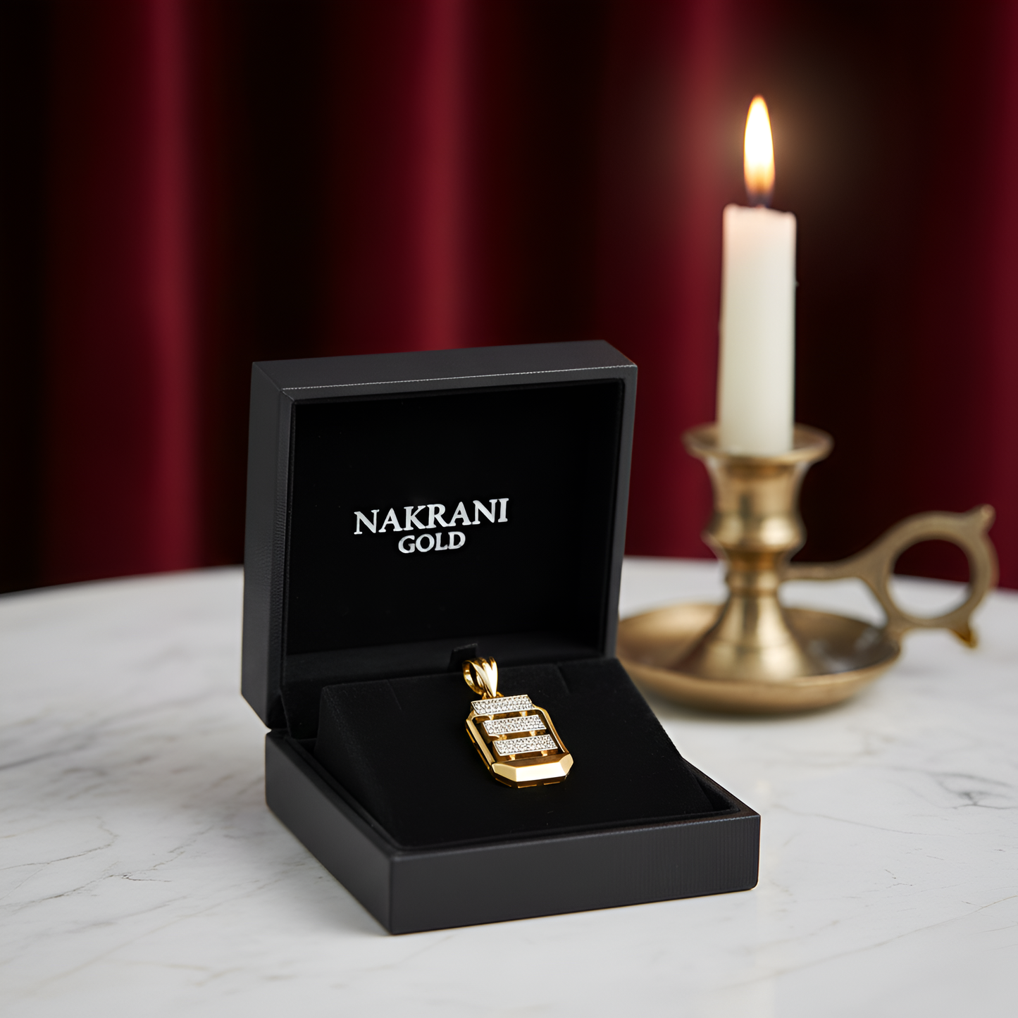 Gold men’s pendant