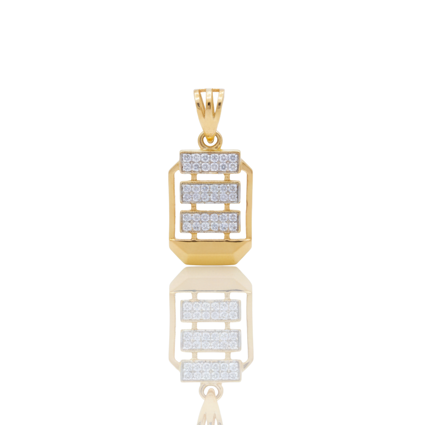 Gold men’s pendant