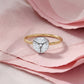 9K Solid Gold Marquise Cut Moissanite Diamond Ring Women Engagement Promise Ring Fine Jewelry Gift
