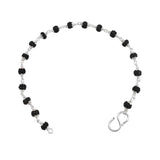 Silver Rudraksha Bracelet for Men & Boys | Traditional Silver Rakhi Bracelet & Spiritual Wristwear