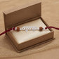 Krishna Silver Rakhi with Traditional Rudraksha Beads