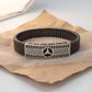 925 Sterling Silver Luxury Men's Designer Spring Band Bracelet