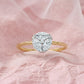 9K Solid Gold Marquise Cut Moissanite Diamond Ring Women Engagement Promise Ring Fine Jewelry Gift