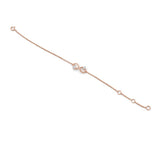 Infinity Rose Gold Bracelet with Lab-Grown Diamonds – Ethical Elegance Redefined