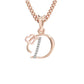 D Initial Alphabet Diamond Pendant - Diamond Jewellery
