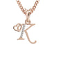 K Initial Alphabet Diamond Pendant - Diamond Jewellery