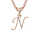 N Initial Alphabet Diamond Pendant - Diamond Jewellery