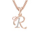 R Initial Alphabet Diamond Pendant - Diamond Jewellery