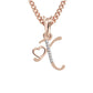 X Initial Alphabet Diamond Pendant - Diamond Jewellery