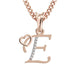 E Initial Alphabet Diamond Pendant - Diamond Jewellery