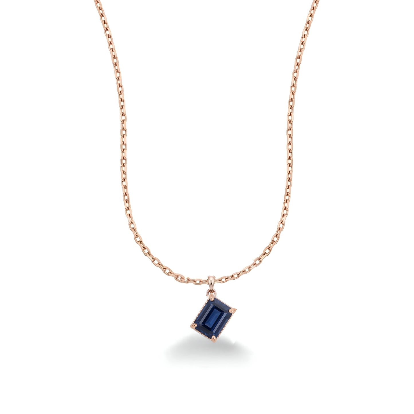 Elegant Chain with Rectangular Pendant