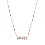 Elegant Gold Necklace with Lab-Grown Diamonds