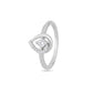 925 Sterling Silver Women Ring American Diamond Moissanite Promise Band