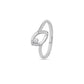 925 Sterling Silver American Diamond Ring Women’s Wedding Engagement Band