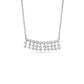 Silver American Diamond Choker Necklace