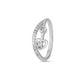925 Sterling Silver Heart Ring for Women American Diamond Promise Band Gift Boxed
