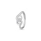 925 Sterling Silver American Diamond Promise Ring for Women