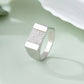 Men’s Moissanite Diamond Ring 925 Sterling Silver Solid Band