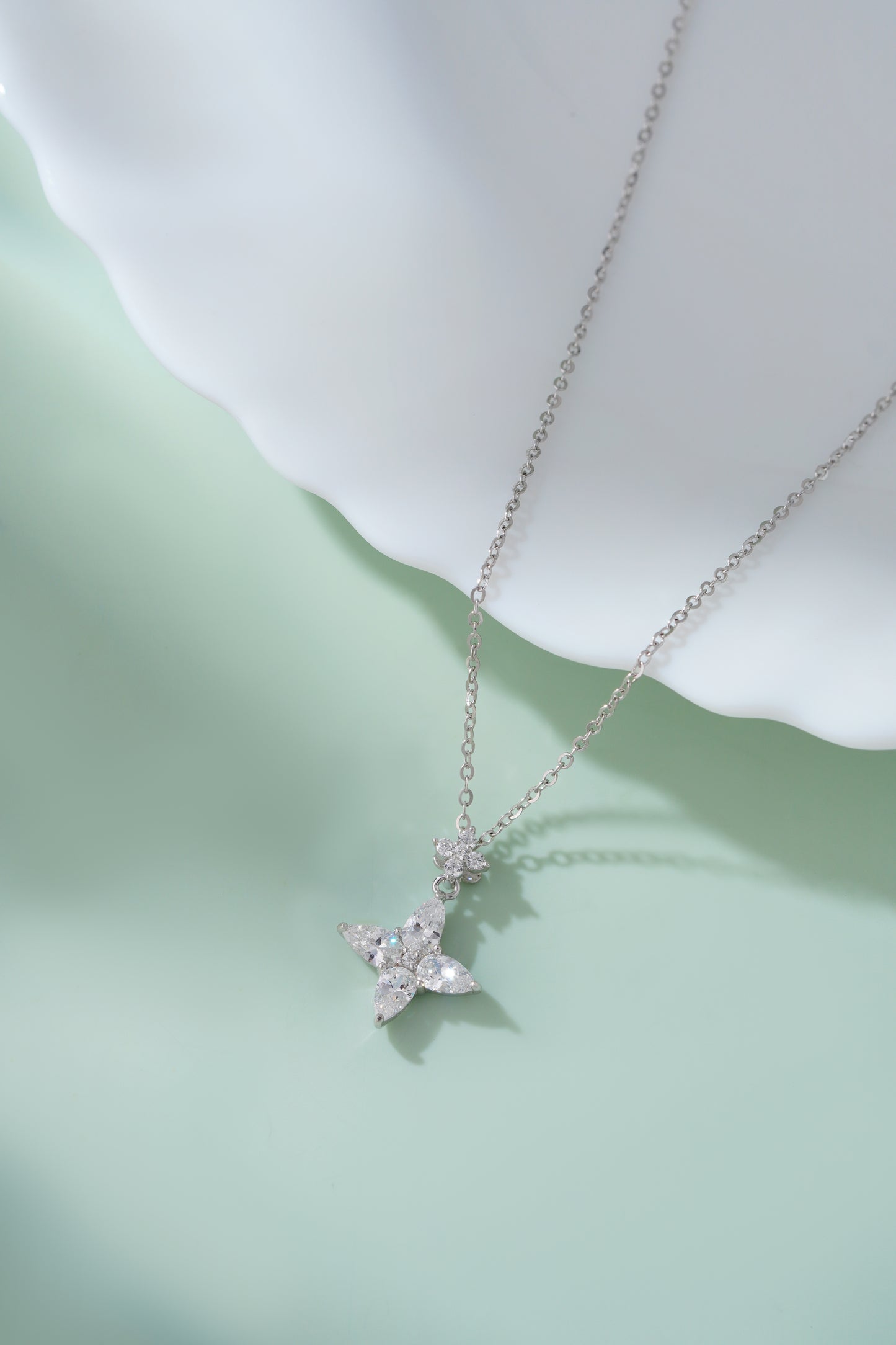 Silver Star Pendant Chain for Women
