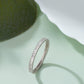 925 Sterling Silver Ring Women American Diamond Baguette Eternity Band
