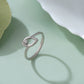 925 Sterling Silver American Diamond Ring Women’s Wedding Engagement Band