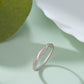 925 Sterling Silver Women Ring American Diamond Twisted Infinity Band Luxury Gift