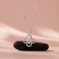 Silver Clover Pendant Necklace Women American Diamond Chain Gift | Van Cleef chain