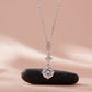 Silver Chain Pendant for Women American Diamond Three Stone Chain