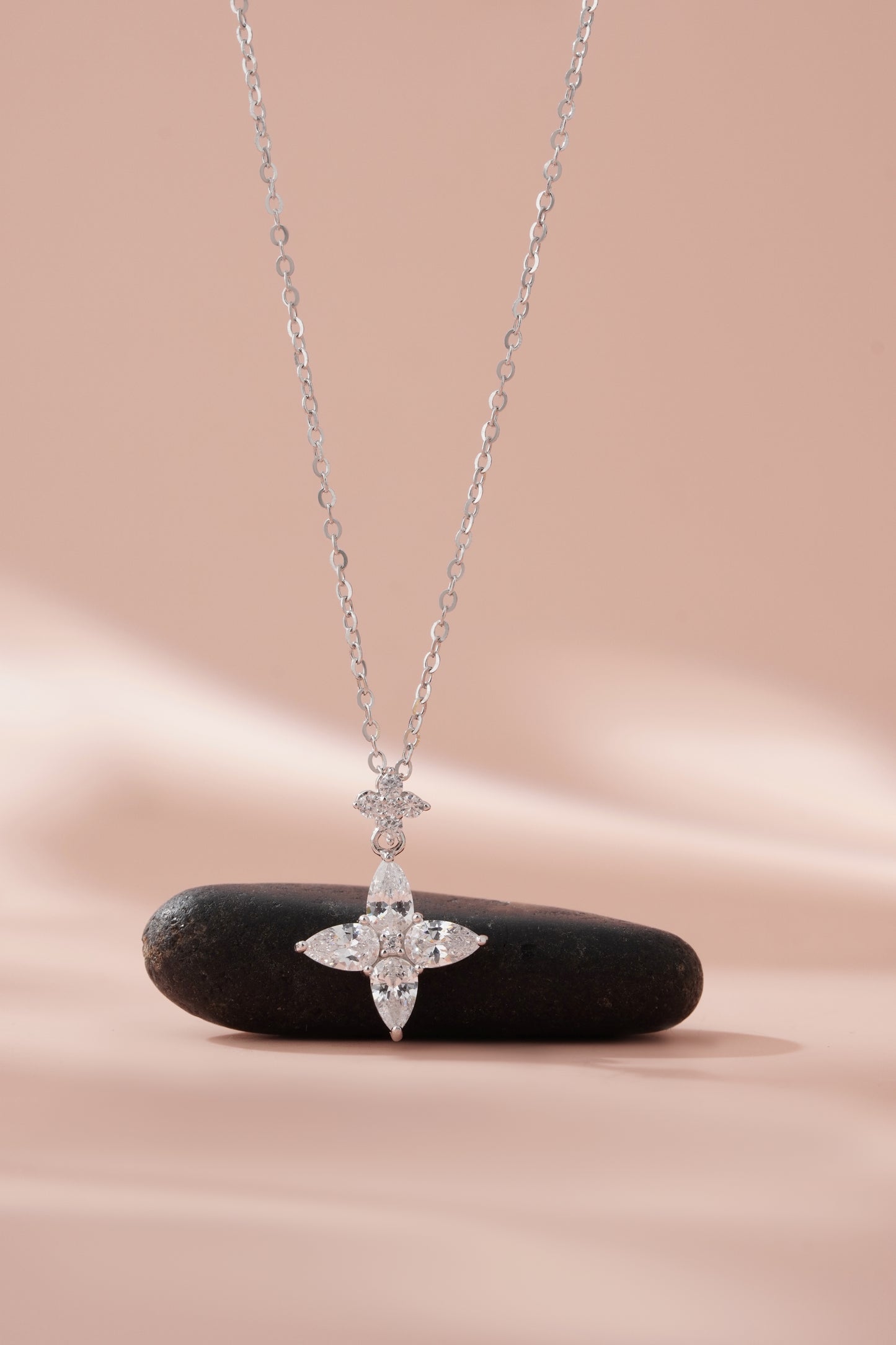 Silver Star Pendant Chain for Women