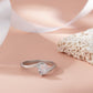 925 Sterling Silver Ring for Women American Diamond Minimalist Engagement Band