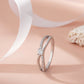 925 Sterling Silver Women Ring American Diamond Split Shank Wedding Engagement Band