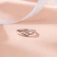 925 Sterling Silver American Diamond Infinity Swirl Ring for Women
