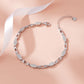 925 Sterling Silver Bracelet for Women American Diamond CZ Adjustable Bridal Gift