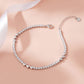 925 Sterling Silver Bracelet for Women American Diamond Adjustable Tennis Link Gift