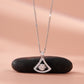 Women's 925 Silver Chain Necklace with CZ Diamond Pendant