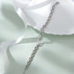 925 Sterling Silver Bracelet for Women American Diamond CZ Link Chain Adjustable Gift