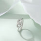 925 Sterling Silver American Diamond Promise Ring for Women